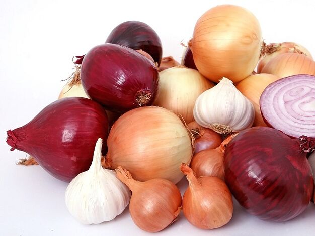 Garlic and onion for potential