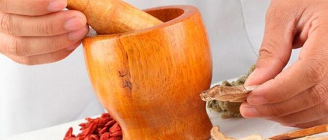 Effective treatment with herbs