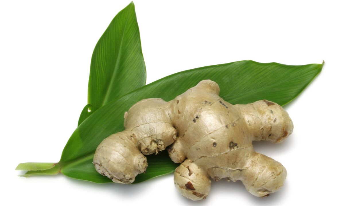 Ginger root for potential